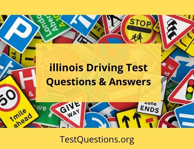 Illinois Driving Test Questions and Answers PDF