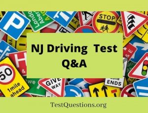 new jersey driving knowledge test questions and answers