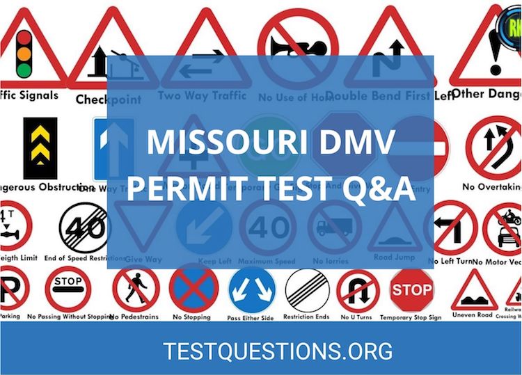Missouri Road Signs Permit Practice Test Q&A PDF